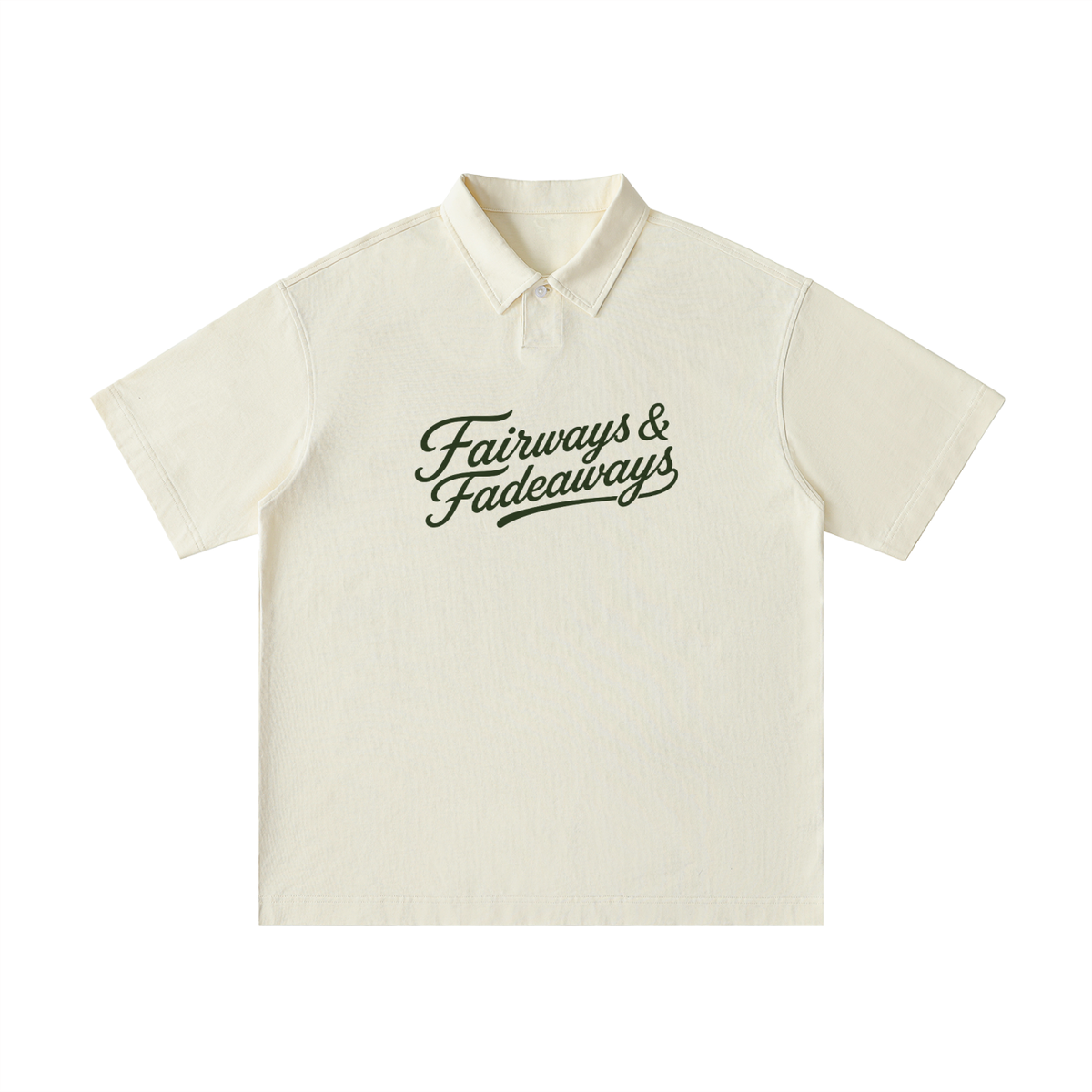 F&F Cotton Short-Sleeve Polo Shirt