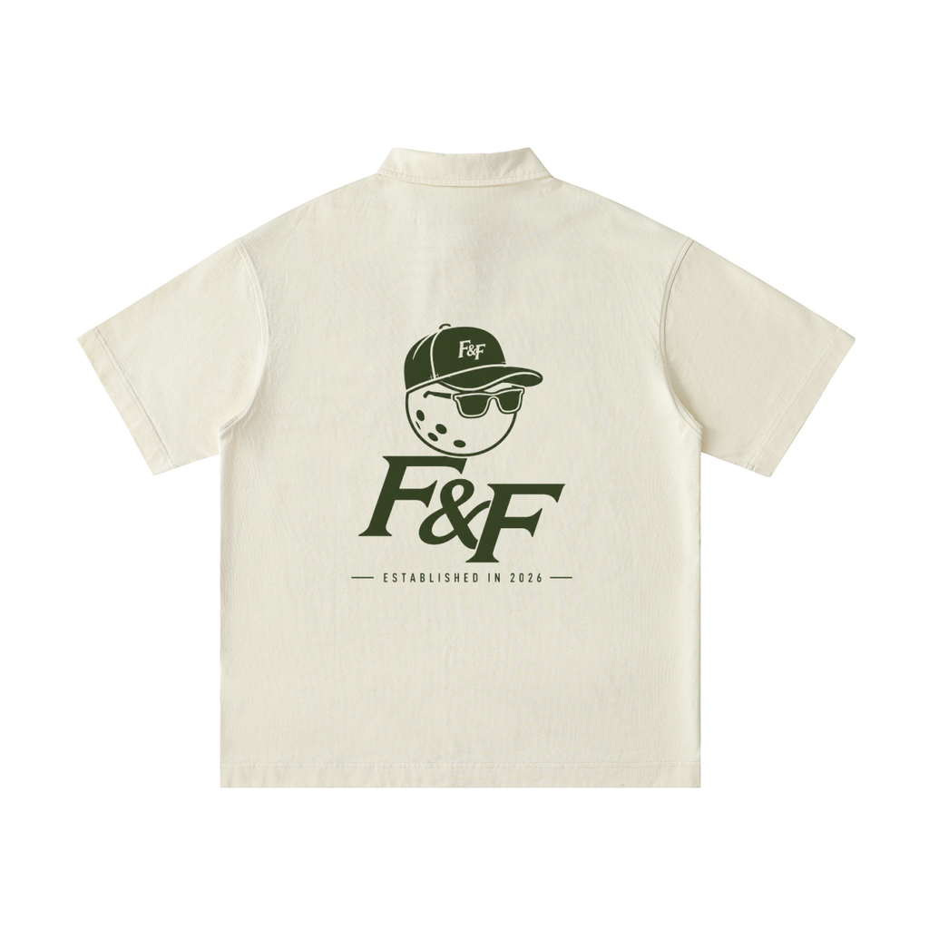 F&F Cotton Short-Sleeve Polo Shirt