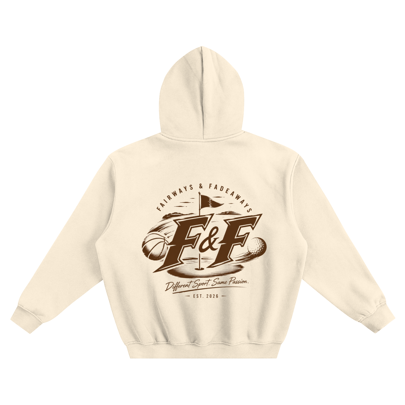 F&F Graphic Boxy Hoodie