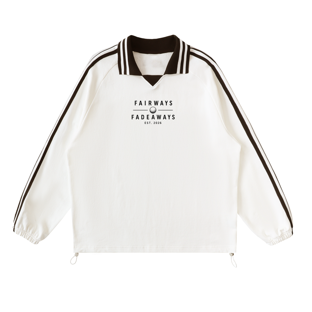 F&F Picture Striped Collar Sweatshirt