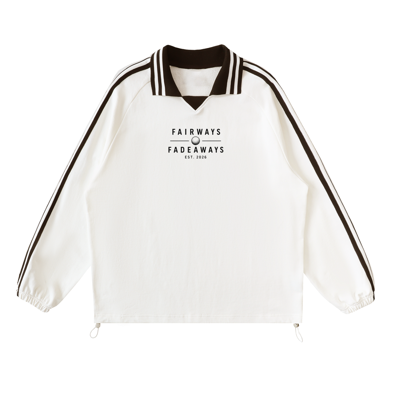 F&F Picture Striped Collar Sweatshirt