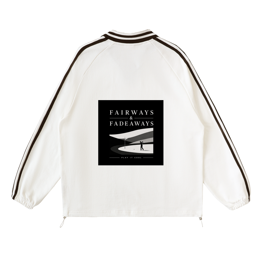 F&F Picture Striped Collar Sweatshirt