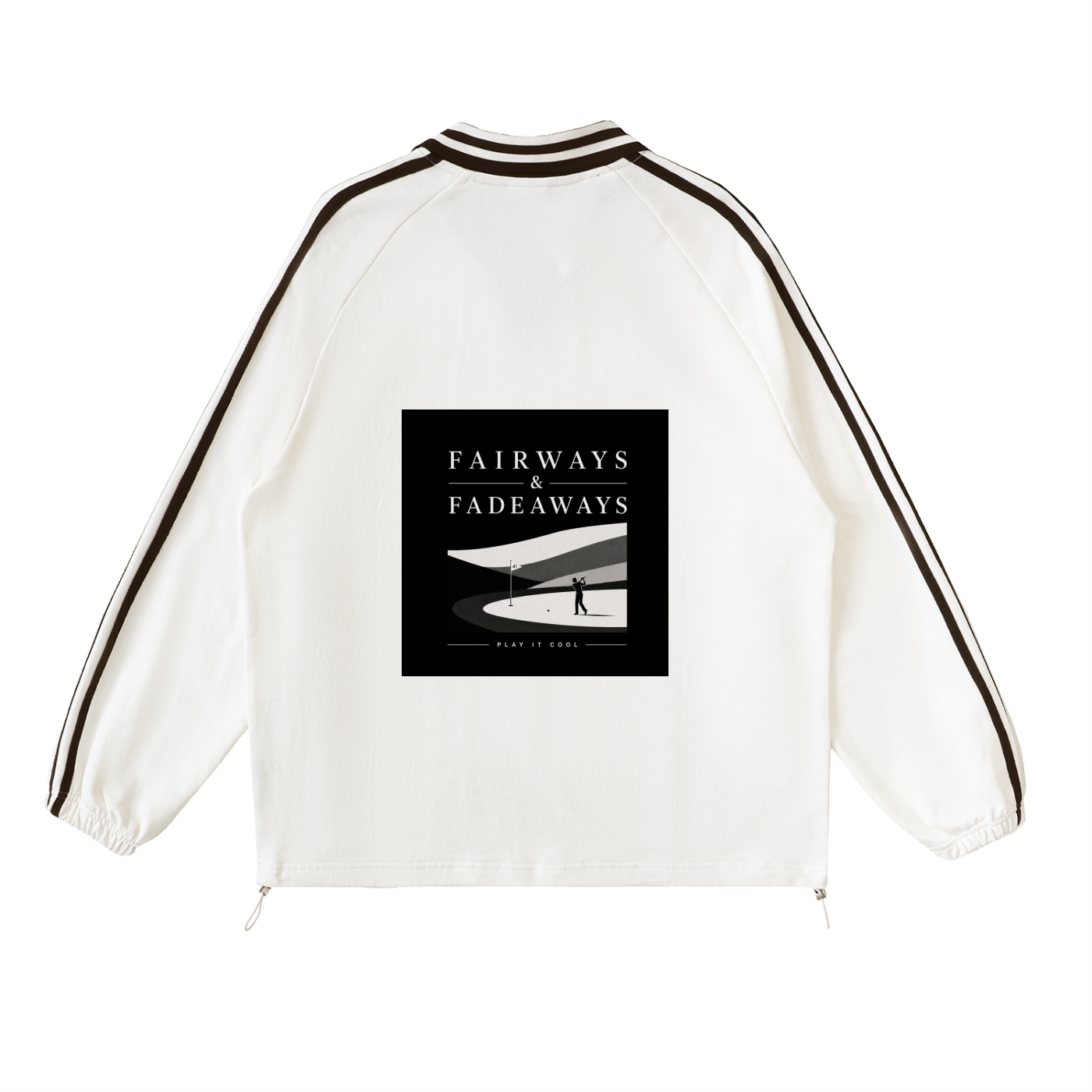 F&F Picture Striped Collar Sweatshirt