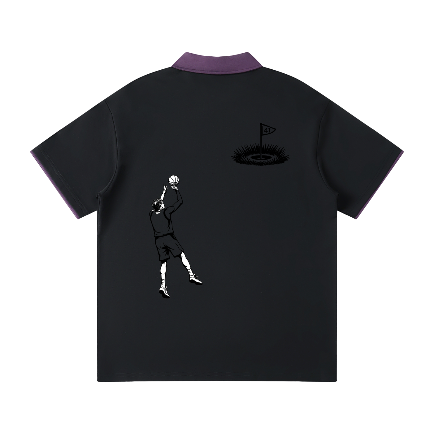 F&F Contrast Collar Polo Shirt