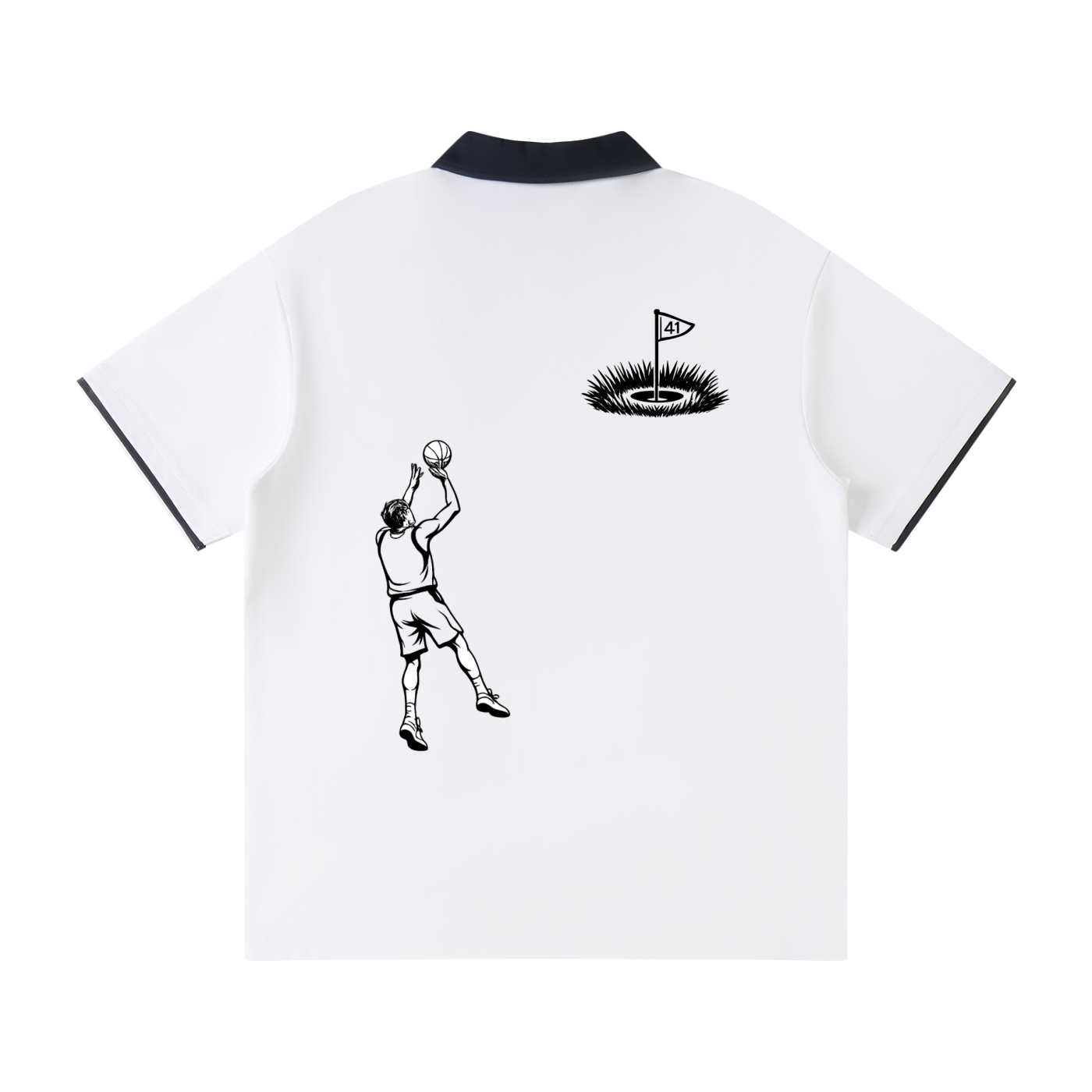 F&F Contrast Collar Polo Shirt