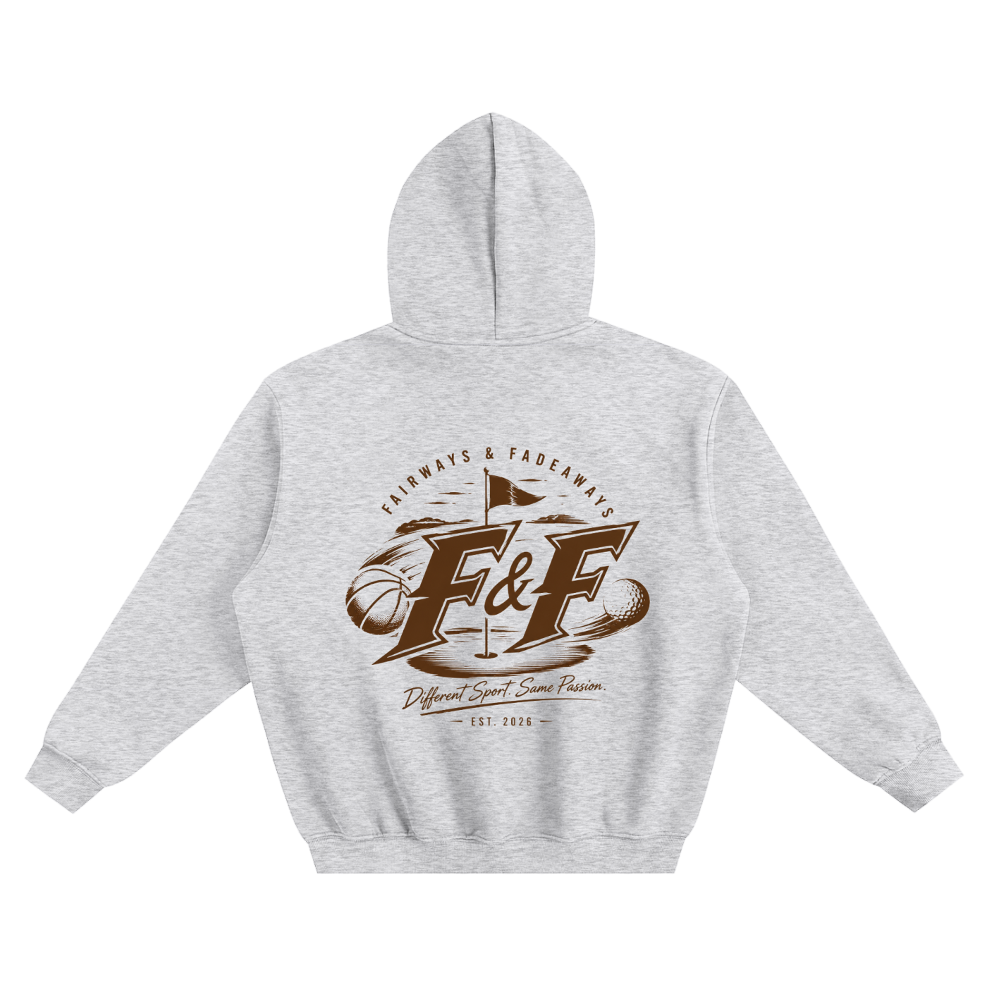 F&F Graphic Boxy Hoodie