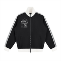 F&F Contrast Striped Fleece Jacket