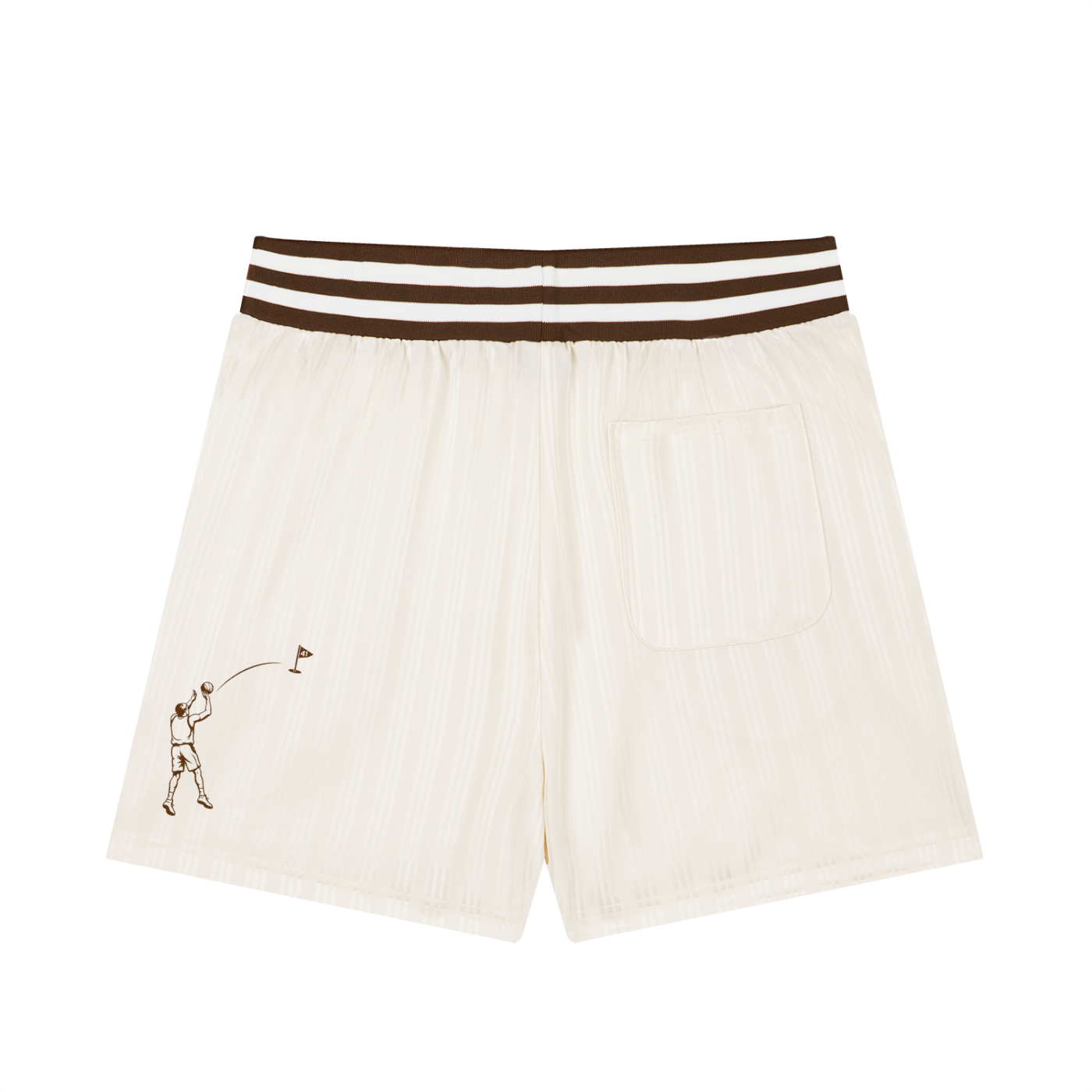 Fadeaway Striped Drawstring Shorts