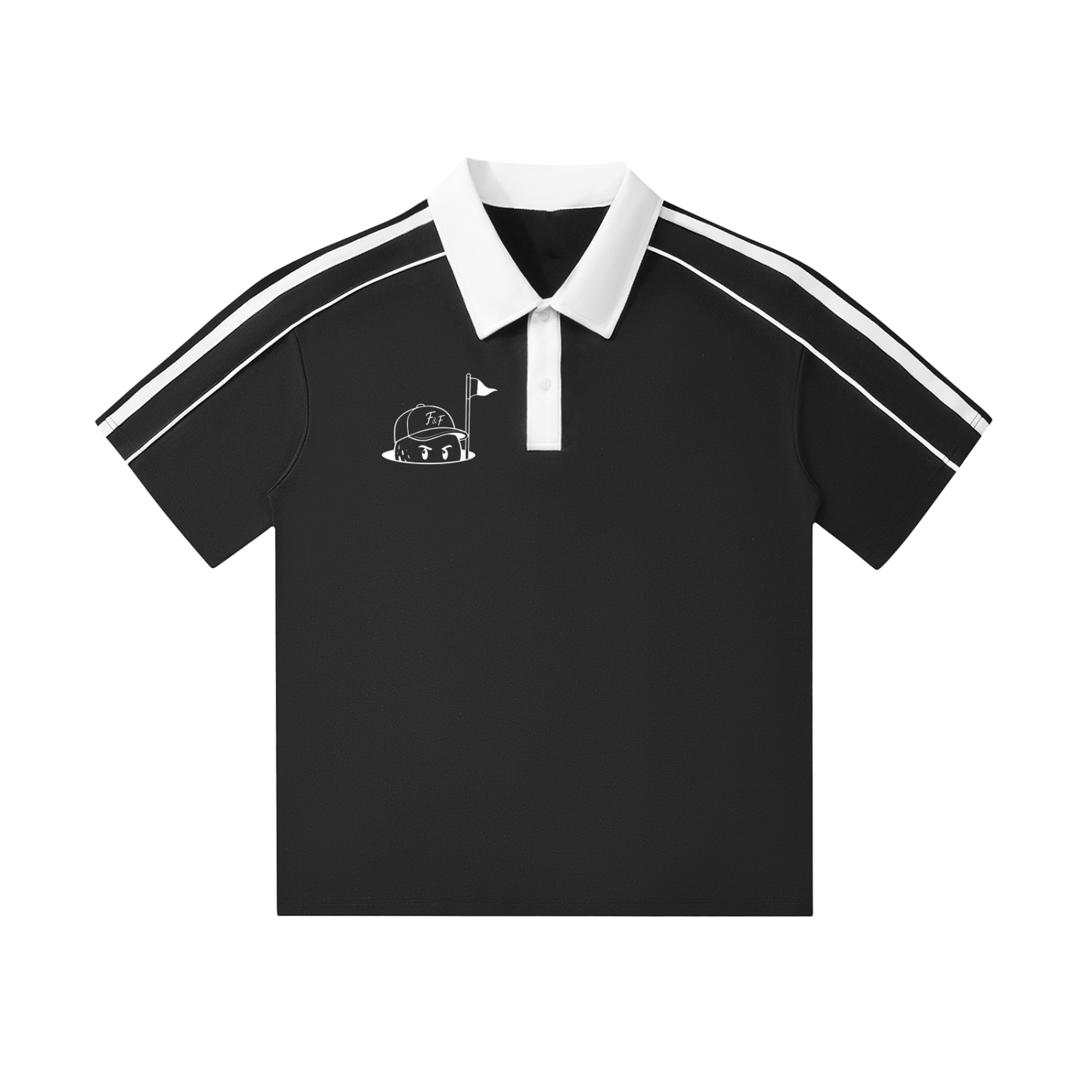 F&F Collar Short-Sleeve Polo Shirt